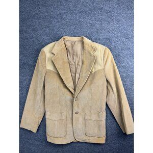 Vintage Miller Denver Colorado Blazer Men's 42 Brown Corduroy Western